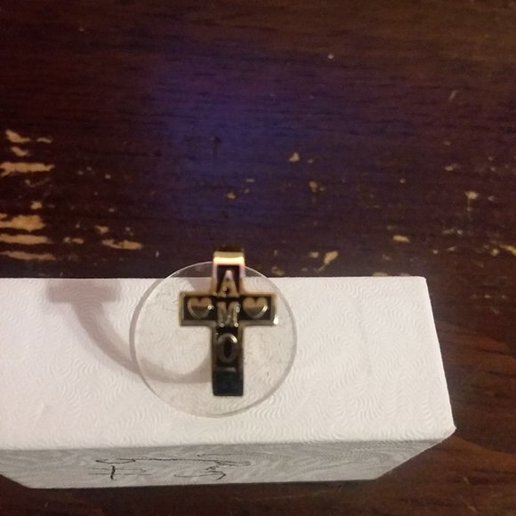 solid gold  womans earrings, and gold ring - Picture 2 of 4